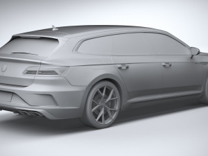 Volkswagen Arteon Shooting Brake R 2021 3D 模型