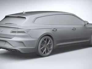 Volkswagen Arteon Shooting Brake R 2021 3D Model