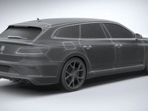 Volkswagen Arteon Shooting Brake R 2021 3D Model