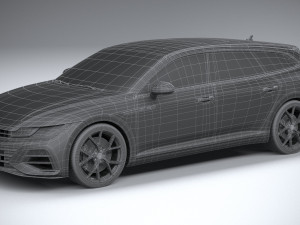 Volkswagen Arteon Shooting Brake R 2021 3D 模型