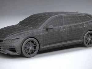 Volkswagen Arteon Shooting Brake R 2021 3D Model