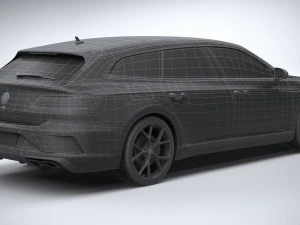 Volkswagen Arteon Shooting Brake R 2021 3D Model