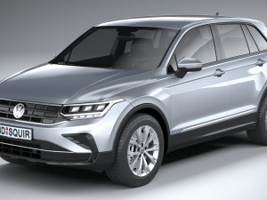 Volkswagen Tiguan 2021 Modelo 3D