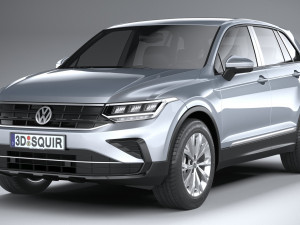 Volkswagen Tiguan 2021 Modelo 3D