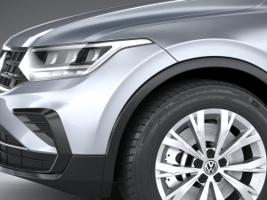 Volkswagen Tiguan 2021 Modelo 3D