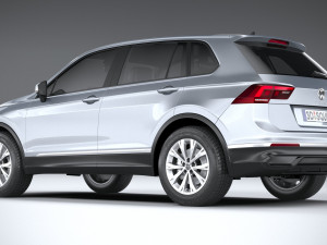 Volkswagen Tiguan 2021 Modelo 3D