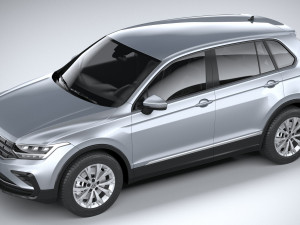 Volkswagen Tiguan 2021 Modelo 3D