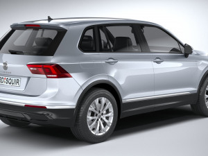 Volkswagen Tiguan 2021 Modelo 3D