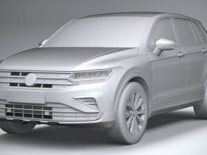 Volkswagen Tiguan 2021 Modelo 3D