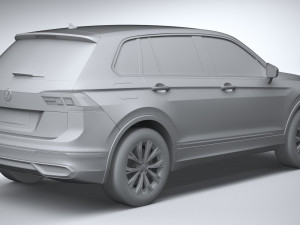 Volkswagen Tiguan 2021 Modelo 3D
