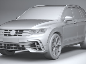 Volkswagen Tiguan r 2021 3D Model