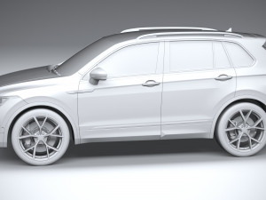 Volkswagen Tiguan r 2021 3D Model