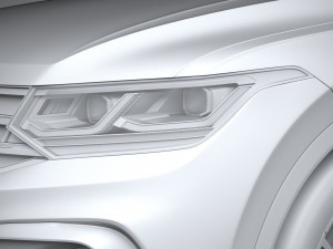 Volkswagen Tiguan r 2021 3D Model