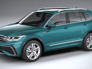 Volkswagen Tiguan R-line 2021 Model 3D