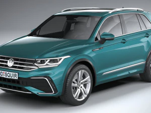 Volkswagen Tiguan R-line 2021 3D Model