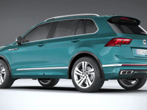 Volkswagen Tiguan R-line 2021 3D Model