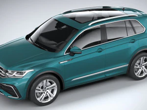 Volkswagen Tiguan R-line 2021 3D Model