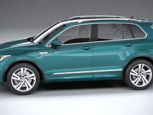 Volkswagen Tiguan R-line 2021 3D Model