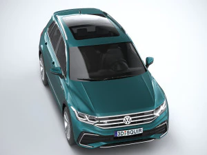 Volkswagen Tiguan R-line 2021 3D Model
