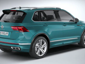Volkswagen Tiguan R-line 2021 3D Model