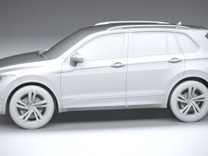Volkswagen Tiguan R-line 2021 3D Model