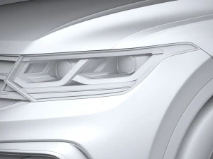 Volkswagen Tiguan R-line 2021 3D Model