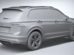 Volkswagen Tiguan R-line 2021 3D Model