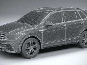 Volkswagen Tiguan R-line 2021 3D Model