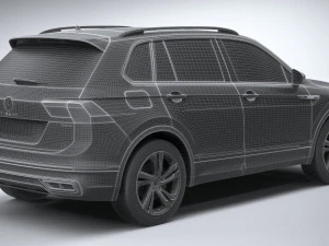 Volkswagen Tiguan R-line 2021 3D Model