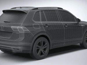 Volkswagen Tiguan R-line 2021 3D Model