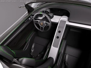 Porsche 918 Spyder 2012 3D Model