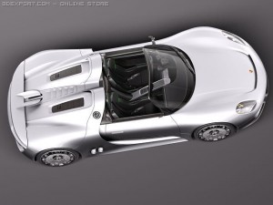 Porsche 918 Spyder 2012 3D मॉडल