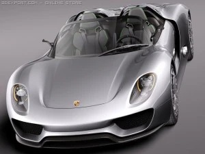 Porsche 918 Spyder 2012 3D Model