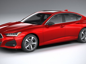 acura tlx 2021 3D Model