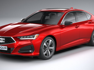 Acura TLX 2021 Modèle 3D