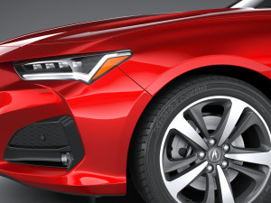 Acura TLX 2021 Modèle 3D