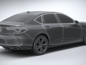 Acura TLX 2021 Modèle 3D
