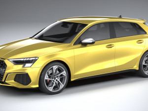 Audi S3 2021 3D Model