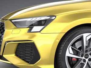 Audi S3 2021 Model 3D