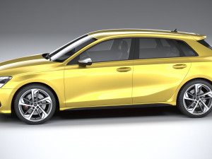 Audi S3 2021 Model 3D