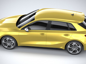 Audi S3 2021 Model 3D