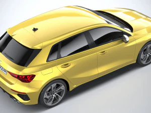 Audi S3 2021 3D Model