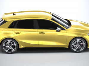 Audi S3 2021 Model 3D