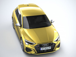 Audi S3 2021 Model 3D