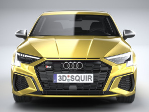 Audi S3 2021 Model 3D