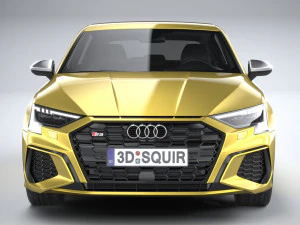 Audi S3 2021 3D Model