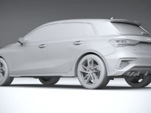 Audi S3 2021 Model 3D