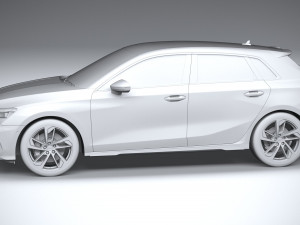 Audi S3 2021 Model 3D
