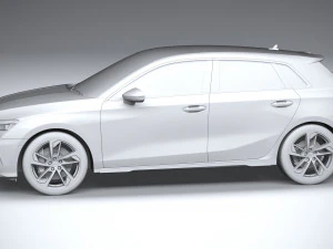 Audi S3 2021 3D Model