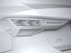 Audi S3 2021 Model 3D